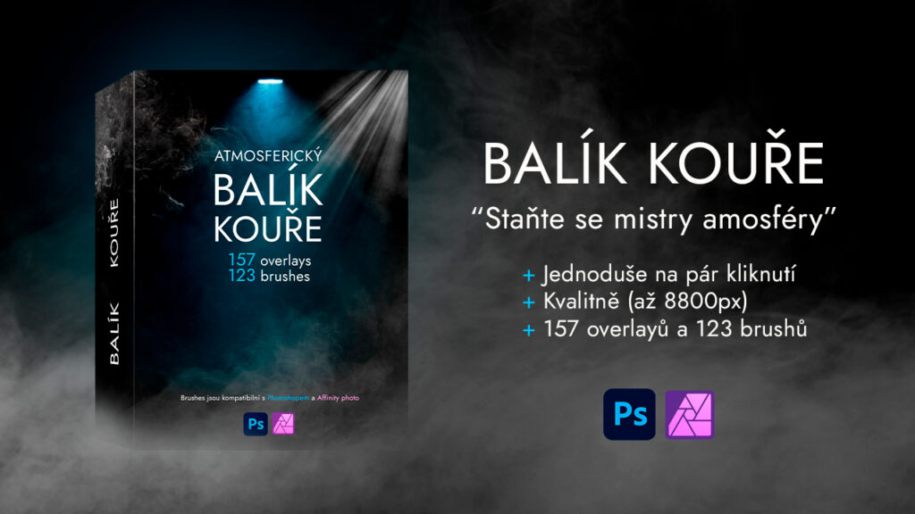 Atmosferický balík kouře - Overlay a brushe